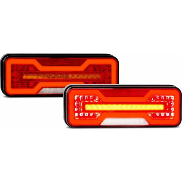 284ARWM-2 LED STOP/TAIL/REVERSE WITH SEQUENTAL FLASHER.  (TWIN BLISTER )