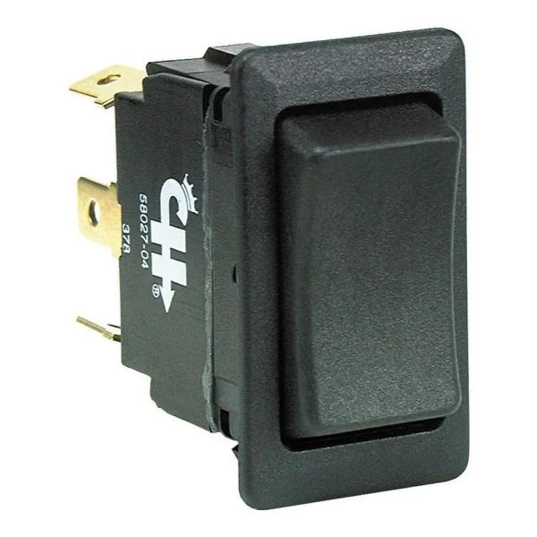 58027-07B ROCKER SWITCH 0N/OFF/ON DPDT (USA) (COLE HERSEE)