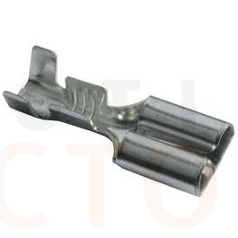 604501BL2 FEMALE Q/C LARGE 6.35mm (100)