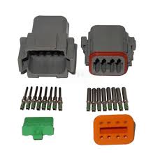 DT8-3 8 PIN GENUINE DEUTCH CONNECTOR KIT (SOLID TERMINAL)