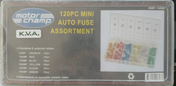 ABF-120A MINI BLADE FUSE ASST -120 PCE.