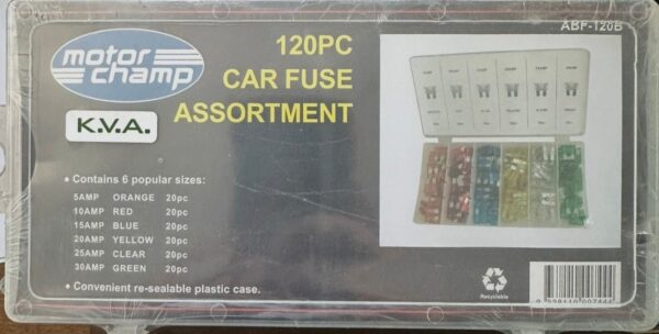 ABF-120B 120PC MED BLADE FUSE ASSORTMENT