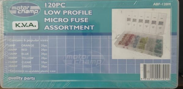 ABF-120M MICRO BLADE FUSE ASSORTMENT (TOYOTA)  120 peice