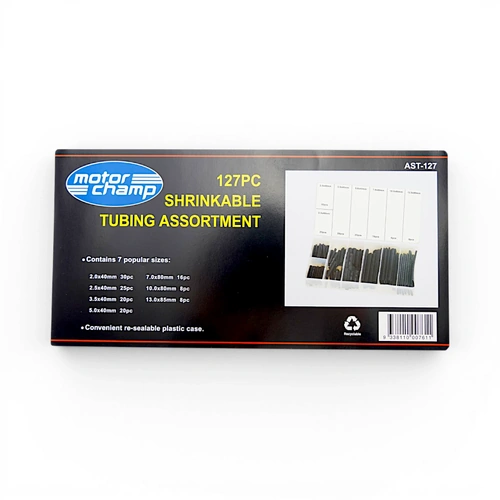 AST-127 HEAT SHRINK TUBING 127 PIECE ASST