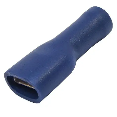 BQCF-1 BLUE CRIMP FEMALE TERMINAL INSULATED  (100)