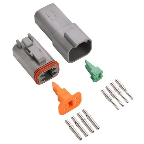 DT4-3 4 PIN GENUINE DEUTCH CONNECTOR KIT (SOLID TERMINAL)