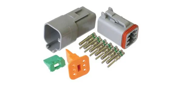 DT6-3 6 PIN GENUINE DEUTCH CONNECTOR KIT (SOLID TERMINAL)