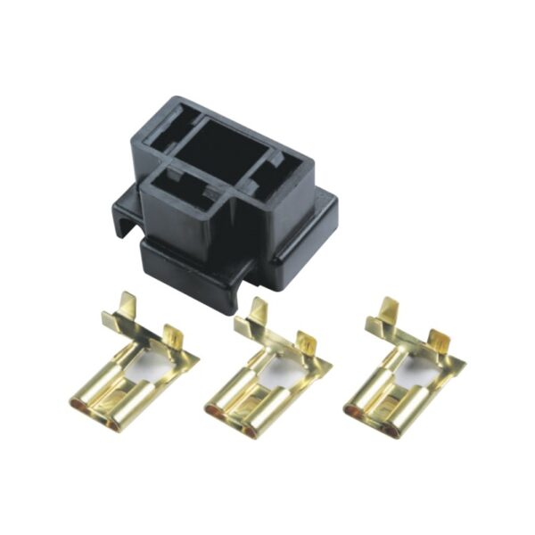 H2783/10 SEALED BEAM CONNECTOR ASSEMBLY BLACK (10)
