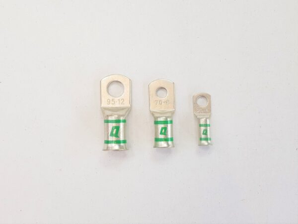SC25-10 BATTERY CABLE LUGS 25mm² x 10mm Hole (10) Suit 6B&S