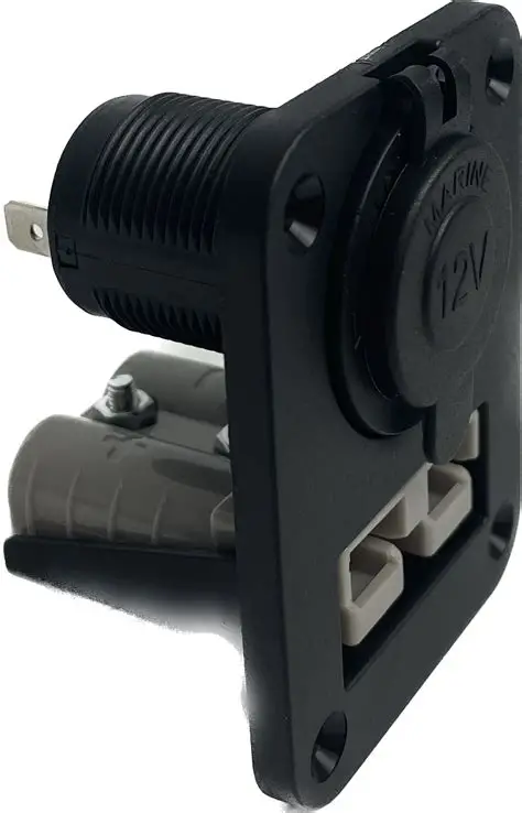 SB50-M27 50A ANDERSON PLUG FLUSH OUTLET + ACCESS (PANEL ONLY)