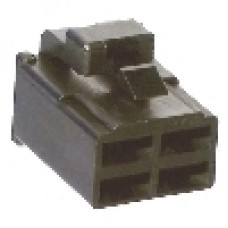QF4-BK 4 TERMINAL QC FEMALE CONNECTOR HOUSING (20)