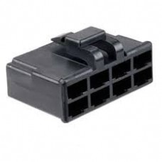 QF8-BK 8 TERMINAL QC FEMALE CONNECTOR HOUSING (10)