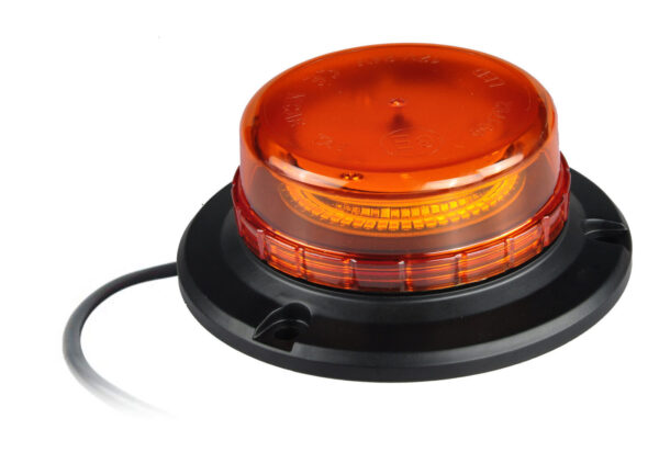 SLB45SMDS AMBER LED BEACON  SLIMLINE 12/24V  3 LIGHT PATTERNS-BOLT ON-HARDWIRED