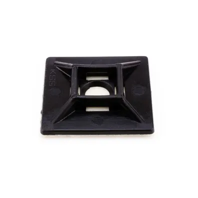 TM8B TIE MOUNT BLACK LARGE 28mmX28mm  (PKT 25)