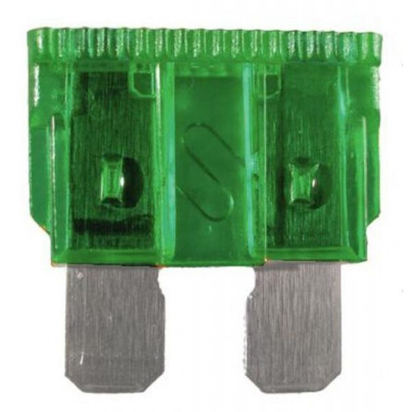 WE30 STANDARD WEDGE FUSE 30 AMP GREEN (100)