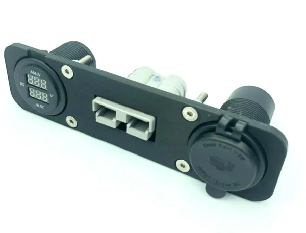 SB50-M272 50A ANDERSON PLUG FLUSH OUTLET + 2 ACCESS. (MOUNT ONLY)