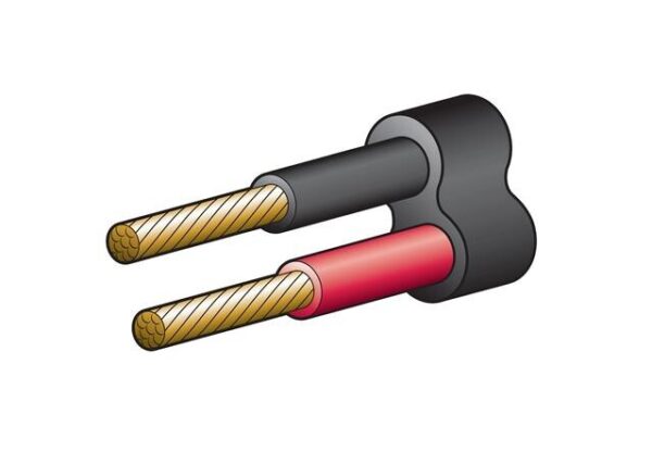 3MMTS100M 3MM TWIN SHEATHED WIRE (100M) AUSTRALIAN MADE