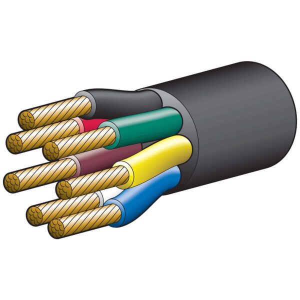 7C3MM30M 7 CORE 3MM TRAILER WIRE 30M AUSTRALIAN MADE