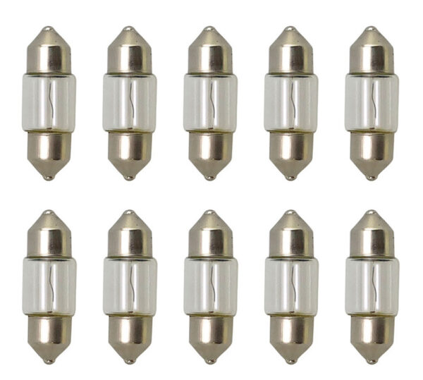 91735 12V 10W 31mm FESTOON   (PKT OF 10 )
