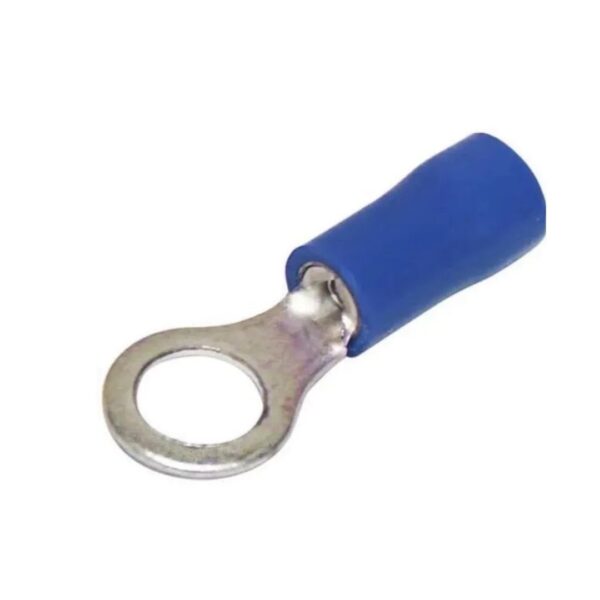 B2-10L BLUE CRIMP EYE TERMINAL 10MM HOLE (100)