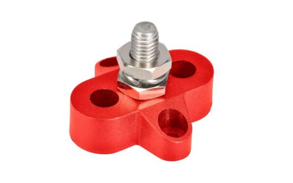 C6237-1R 6MM RED JUNCTION POST  - SINGLE