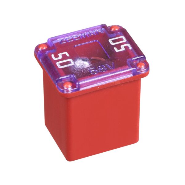 LJC050 FEMALE FUSIBLE LINK LOW PROFILE-J TYPE 50A RED