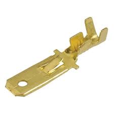 N56220 MALE BLADE BRASS 6.3mm (100)