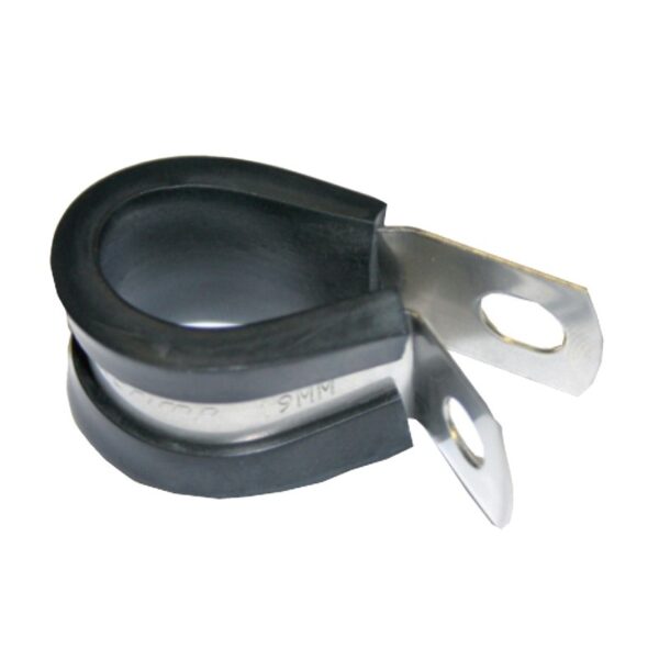 PS7 "P" CLIP METAL/RUBBER 27mm 1 1/8" (10)
