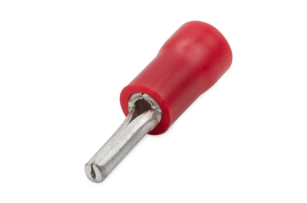 QKC10 RED WIRE PIN TERMINAL (100)