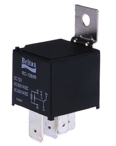 R5-1240RB RELAY 12V 40A  5 PIN H/D RESISTOR PROTECTED