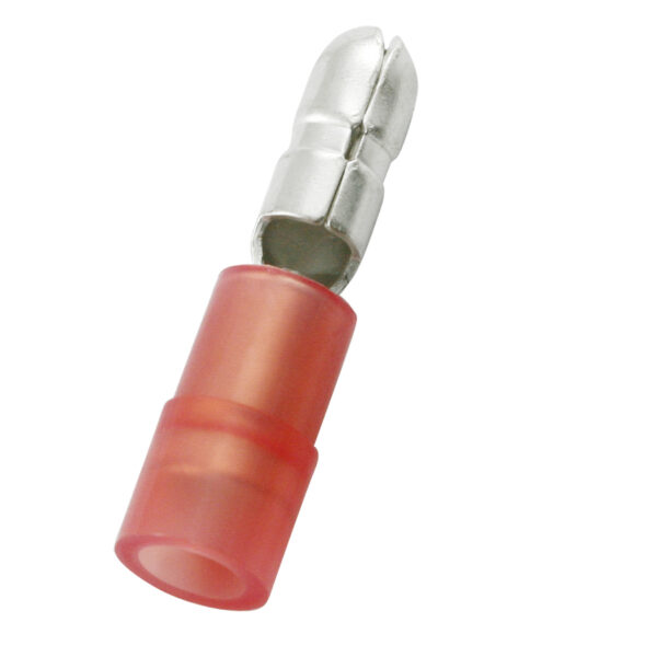 RBF-4 RED BULLET FEMALE 4mm - (100)