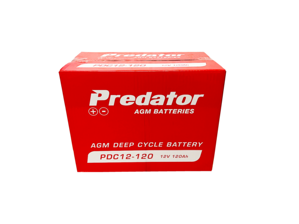 PDC12-120 PREDATOR 12V 120Ah AGM BATTERY (M8)