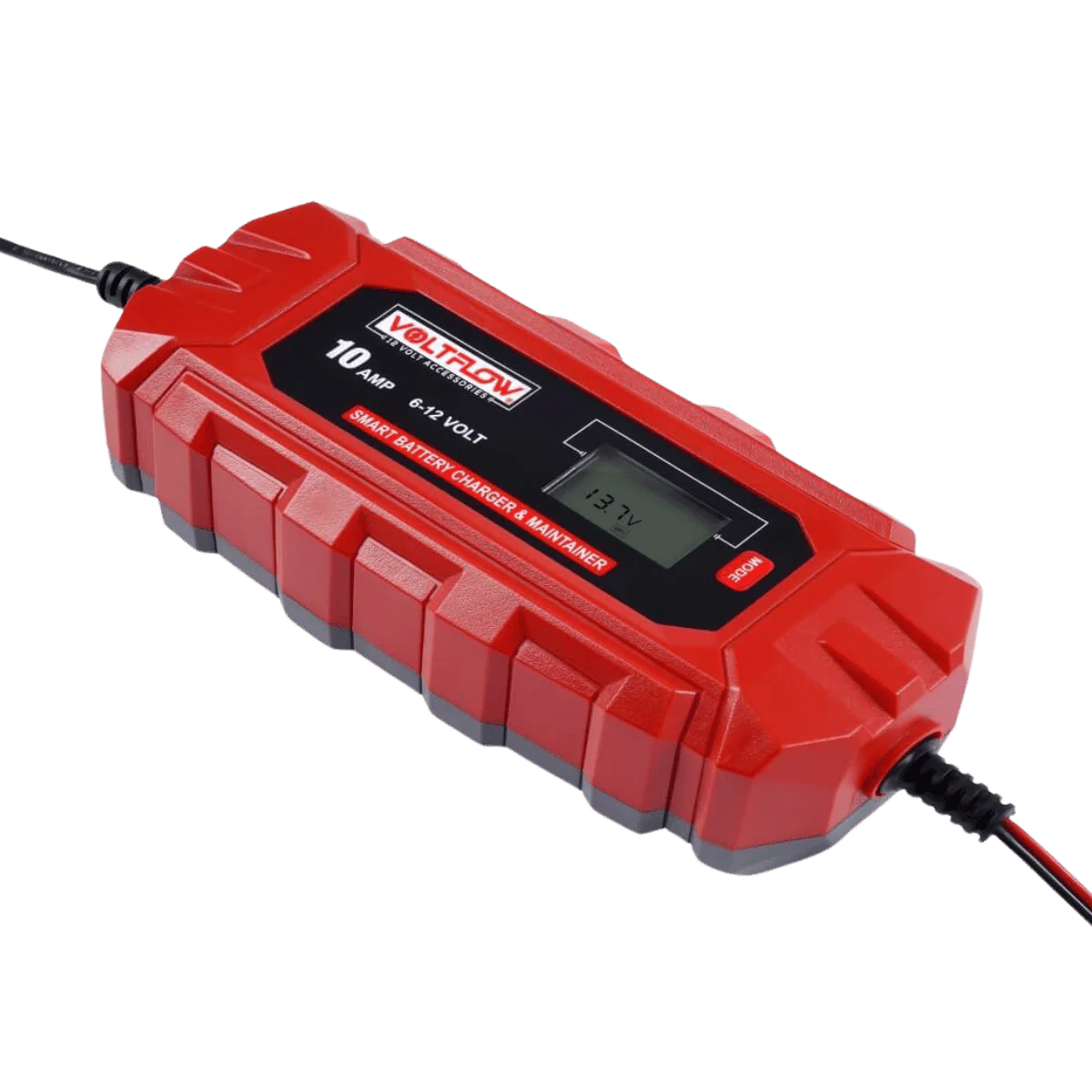 VF10BC Voltflow 10Amp Smart Battery Charger & Maintainer 6-12V 10-Stage Lithium Capable - Larger Batteries