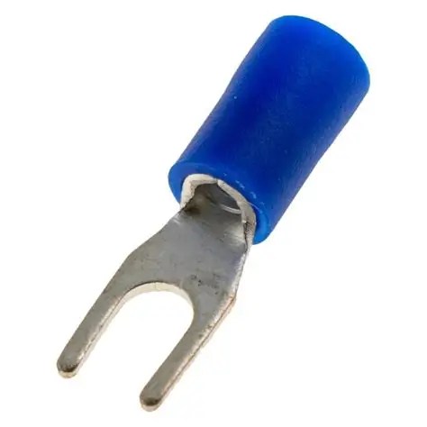 BST BLUE CRIMP SPADE TERMINAL 5MM (100)