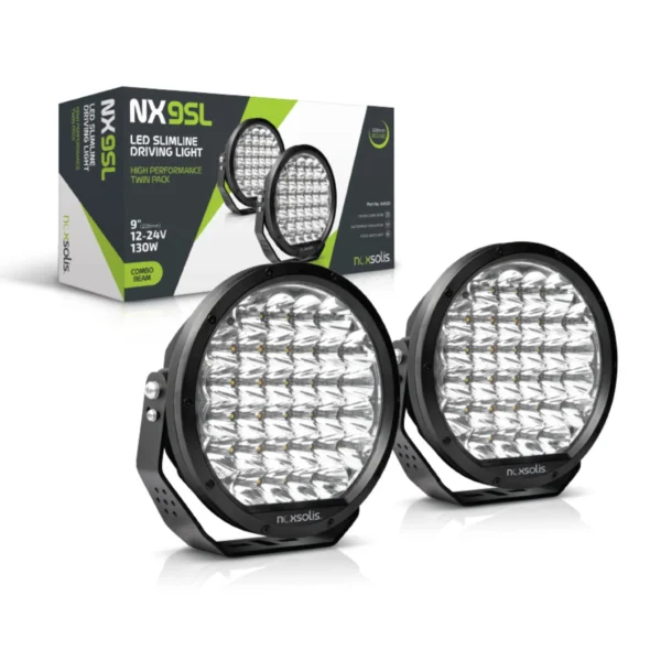 NX920 9" SLIM LED DRIVING LIGHT KIT - COMBO BEAM  - 12/24V