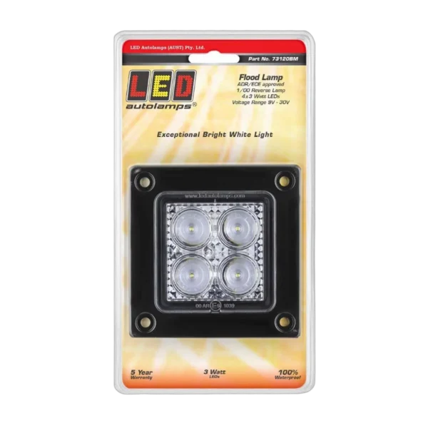 73120BM FLOOD/REVERSE LAMP RECESSED MOUNT 12/24V