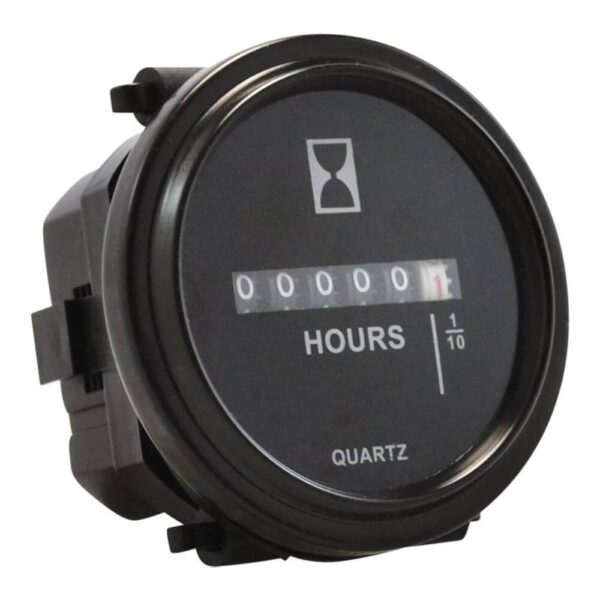 HM1 ROUND HOUR METER 0-99,999HRS 6-80V