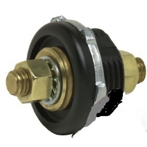 PTS10B BLACK INSULATED PASSTHROUGH STUD 10MM (16MM HOLE)